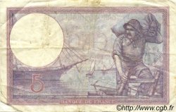 5 Francs FEMME CASQUÉE FRANCE  1925 F.03.09 VF