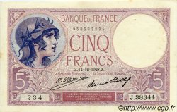 5 Francs FEMME CASQUÉE FRANCIA  1928 F.03.12 EBC+