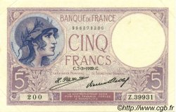 5 Francs FEMME CASQUÉE FRANCIA  1929 F.03.13 SC
