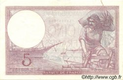 5 Francs FEMME CASQUÉE modifié FRANCIA  1939 F.04.11 SPL+