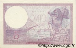 5 Francs FEMME CASQUÉE modifié FRANCIA  1940 F.04.18 q.AU