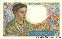 5 Francs BERGER FRANCIA  1943 F.05.01 q.AU