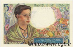 5 Francs BERGER FRANKREICH  1943 F.05.02 fST