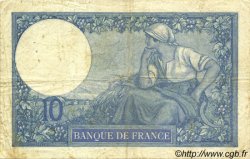 10 Francs MINERVE FRANKREICH  1916 F.06.01 S