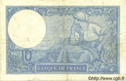 10 Francs MINERVE FRANCE  1916 F.06.01 VF