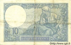 10 Francs MINERVE FRANCIA  1925 F.06.09 MBC