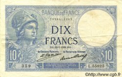 10 Francs MINERVE FRANCIA  1931 F.06.15 BB