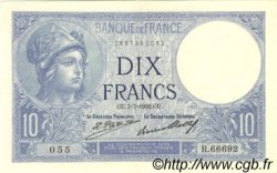10 Francs MINERVE FRANCE  1932 F.06.16 SUP