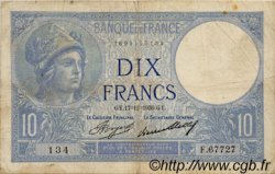 10 Francs MINERVE FRANKREICH  1936 F.06.17 S