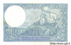 10 Francs MINERVE modifié FRANCE  1939 F.07.06 XF+