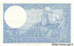 10 Francs MINERVE modifié FRANKREICH  1940 F.07.16 VZ