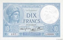 10 Francs MINERVE modifié FRANCIA  1941 F.07.26 AU