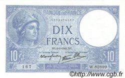 10 Francs MINERVE modifié FRANCIA  1941 F.07.26 EBC+
