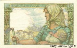 10 Francs MINEUR FRANKREICH  1944 F.08.12 VZ