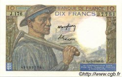 10 Francs MINEUR FRANCE  1949 F.08.20 SPL