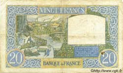 20 Francs TRAVAIL ET SCIENCE FRANKREICH  1940 F.12.02 fS