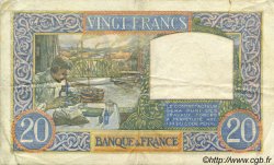 20 Francs TRAVAIL ET SCIENCE FRANCE  1941 F.12.20 TTB+