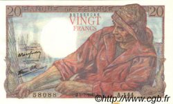 20 Francs PÊCHEUR FRANCIA  1945 F.13.10 EBC