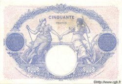 50 Francs BLEU ET ROSE FRANCIA  1924 F.14.37 EBC