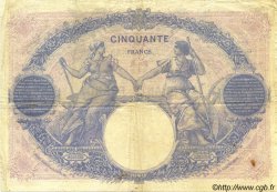 50 Francs BLEU ET ROSE FRANCIA  1924 F.14.37 BB