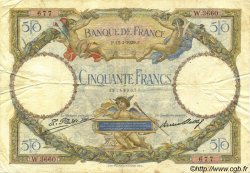 50 Francs LUC OLIVIER MERSON FRANKREICH  1929 F.15.03 S