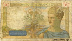 50 Francs CÉRÈS FRANKREICH  1936 F.17.22 fSGE