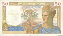 50 Francs CÉRÈS modifié FRANCIA  1937 F.18.02 MBC a EBC
