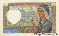 50 Francs JACQUES CŒUR FRANCE  1940 F.19.03 AU-