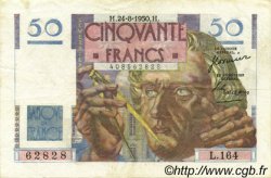 50 Francs LE VERRIER FRANCIA  1950 F.20.16 q.SPL