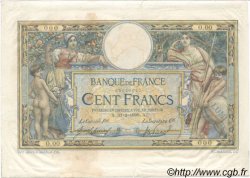 100 Francs LUC OLIVIER MERSON avec LOM Épreuve FRANKREICH  1908 F.22.00Ec VZ