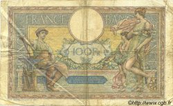 100 Francs LUC OLIVIER MERSON grands cartouches FRANCIA  1925 F.24.03 q.MB
