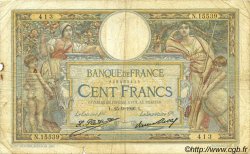 100 Francs LUC OLIVIER MERSON grands cartouches FRANCIA  1926 F.24.05 q.MB