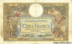 100 Francs LUC OLIVIER MERSON grands cartouches FRANKREICH  1927 F.24.06 S