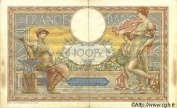 100 Francs LUC OLIVIER MERSON grands cartouches FRANKREICH  1928 F.24.07 SS
