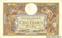 100 Francs LUC OLIVIER MERSON grands cartouches FRANCE  1932 F.24.11 VF