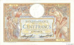 100 Francs LUC OLIVIER MERSON grands cartouches FRANKREICH  1933 F.24.12 fVZ