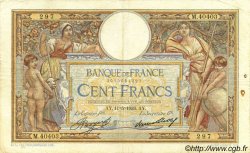 100 Francs LUC OLIVIER MERSON grands cartouches FRANCIA  1933 F.24.12 MB