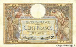 100 Francs LUC OLIVIER MERSON grands cartouches FRANCIA  1935 F.24.14 BB