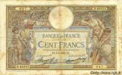 100 Francs LUC OLIVIER MERSON grands cartouches FRANCIA  1935 F.24.14 B