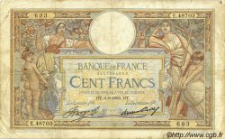 100 Francs LUC OLIVIER MERSON grands cartouches FRANCIA  1935 F.24.14 q.MB
