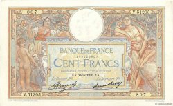 100 Francs LUC OLIVIER MERSON grands cartouches FRANCIA  1936 F.24.15 q.SPL