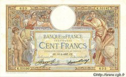 100 Francs LUC OLIVIER MERSON grands cartouches FRANKREICH  1937 F.24.16 SS