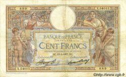 100 Francs LUC OLIVIER MERSON grands cartouches FRANCE  1937 F.24.16 TB+
