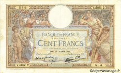 100 Francs LUC OLIVIER MERSON type modifié FRANCIA  1938 F.25.14 MBC+
