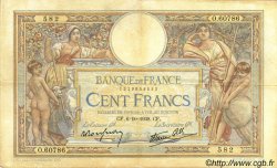 100 Francs LUC OLIVIER MERSON type modifié FRANCE  1938 F.25.30 F+