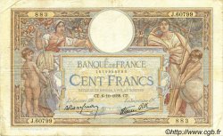 100 Francs LUC OLIVIER MERSON type modifié FRANCE  1938 F.25.30 F