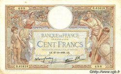 100 Francs LUC OLIVIER MERSON type modifié FRANKREICH  1938 F.25.33 SS