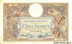 100 Francs LUC OLIVIER MERSON type modifié FRANKREICH  1938 F.25.33 SS