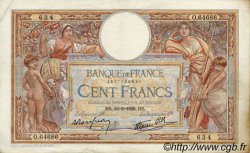 100 Francs LUC OLIVIER MERSON type modifié FRANCE  1939 F.25.43 VF