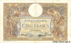 100 Francs LUC OLIVIER MERSON type modifié FRANCIA  1939 F.25.46 BC+